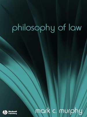 cover image of Philosophy of Law